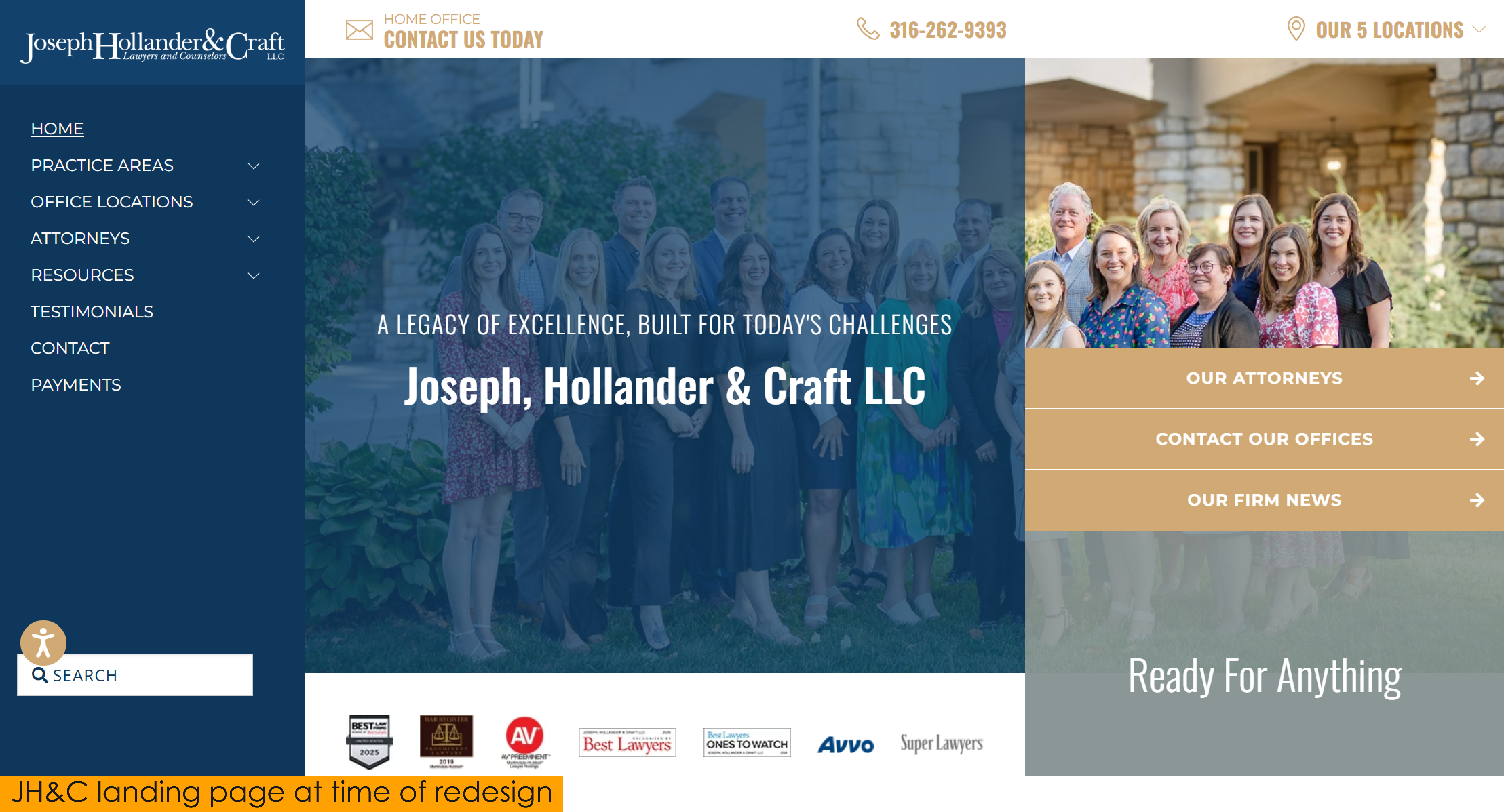 Website banner