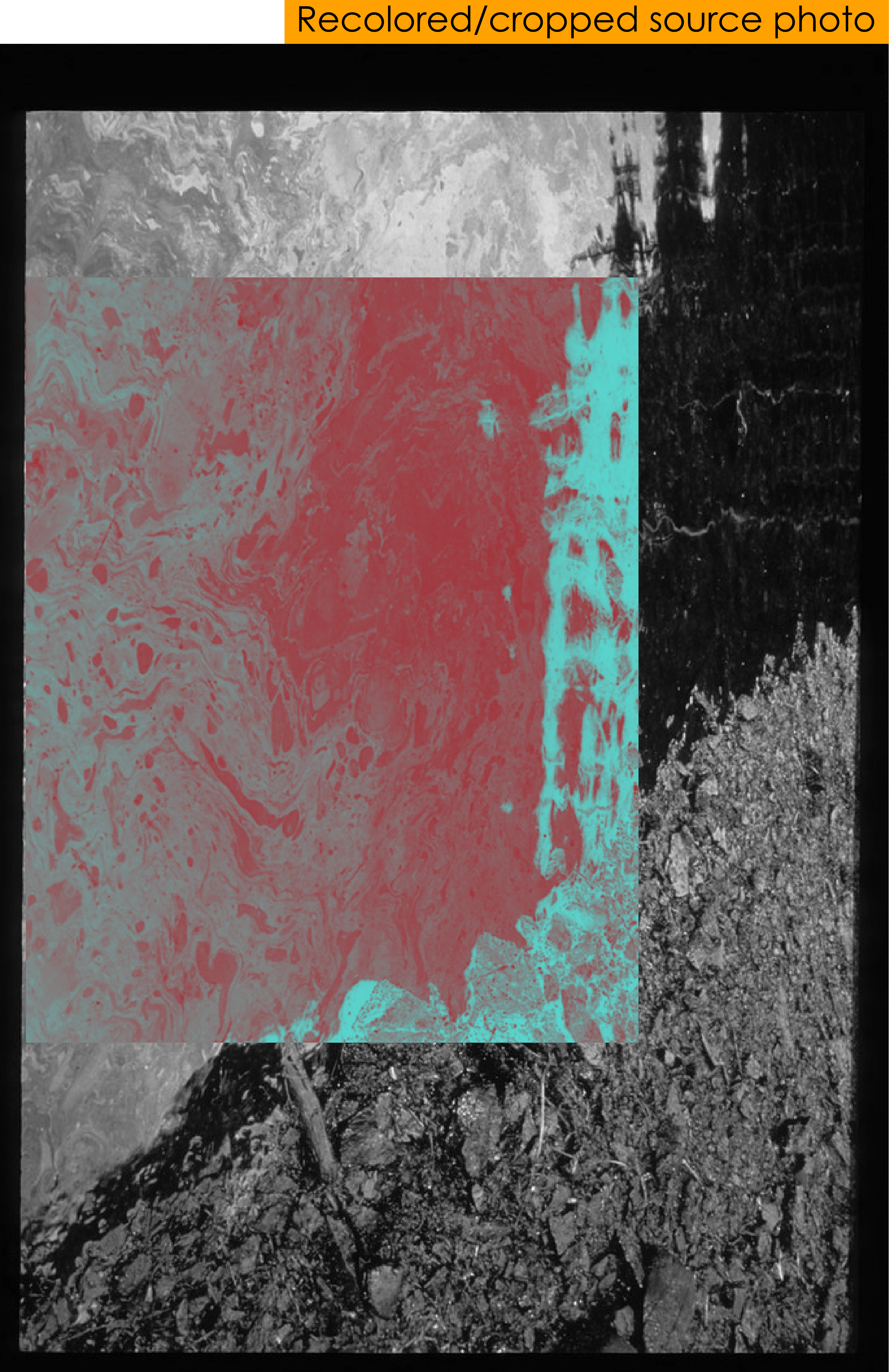 Recolored/cropped source photo